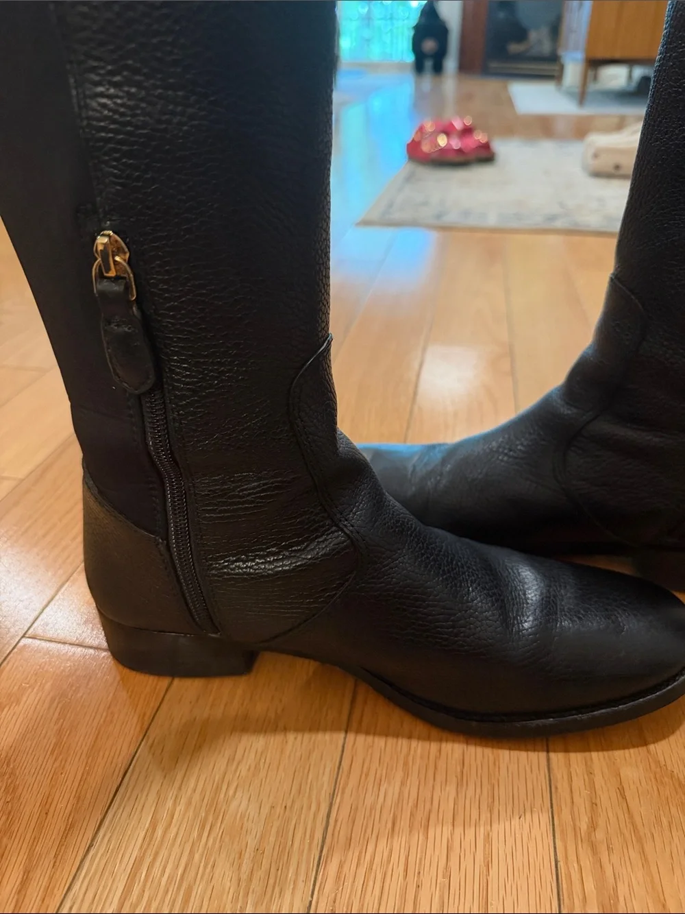 Tory Burch Selden Riding Boots - Black - Women’s Size 9